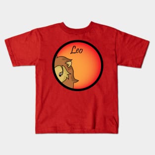 Leo Zodiac Astrology Kids T-Shirt